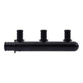 SharkBite UPMPT3C Multi-Port Closed Pipe Tee, 3-Inlet, 3/4 in Inlet, 1/2 in Outlet, Acudel Polymer